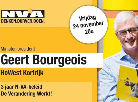 Geert Bourgeois Kortrijk